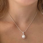 Australian South Sea Pearl Pendant set in sterling silver