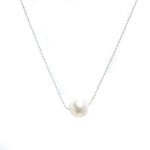 “Australian South Sea pearl Sophie necklace in sterling silver designed in Broome Western Australia”